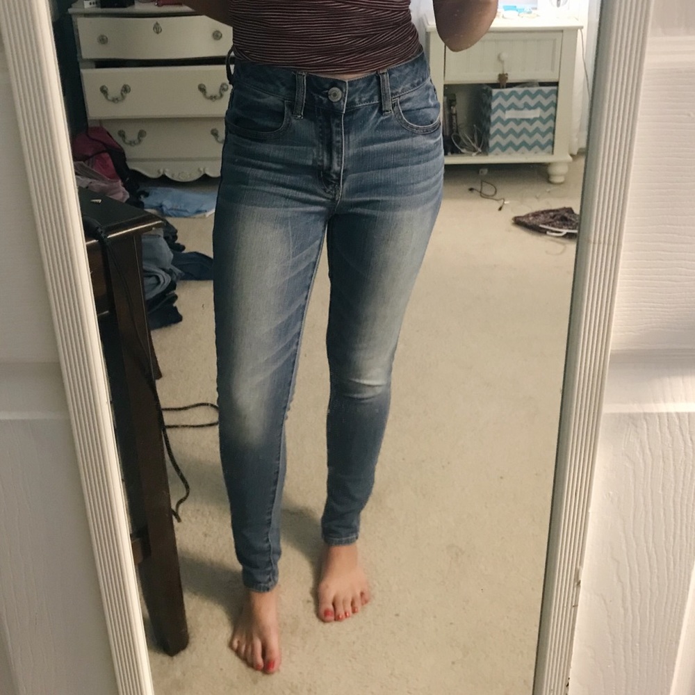 Light Wash Jeggings